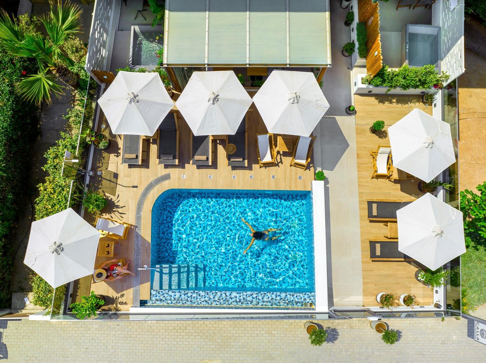 Calla Luxury Seafront Suites Rethymno Exteriör bild